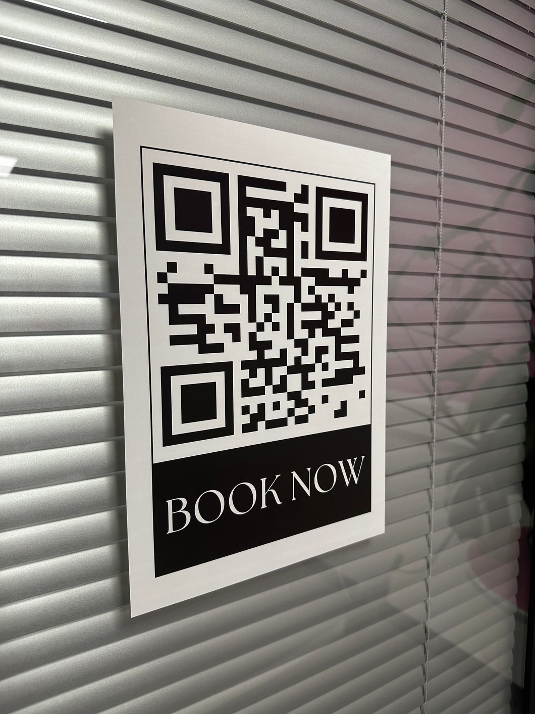 Customisable QR Window Sticker