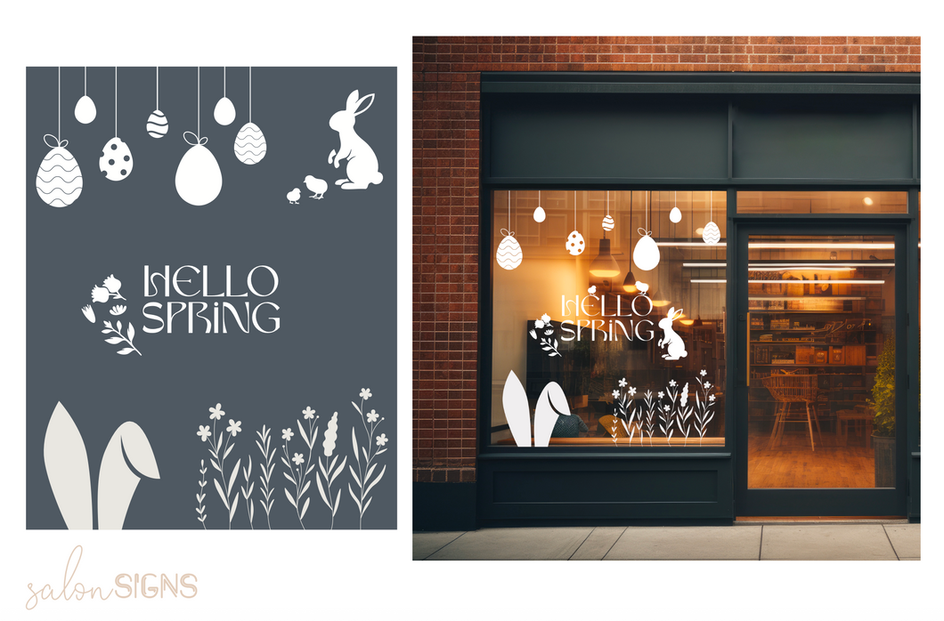 Spring Easter Window Vinyls 🐣