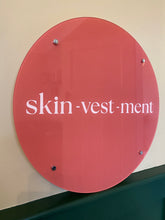 Load image into Gallery viewer, SKIN-VEST-MENT - Acrylic Wall Sign
